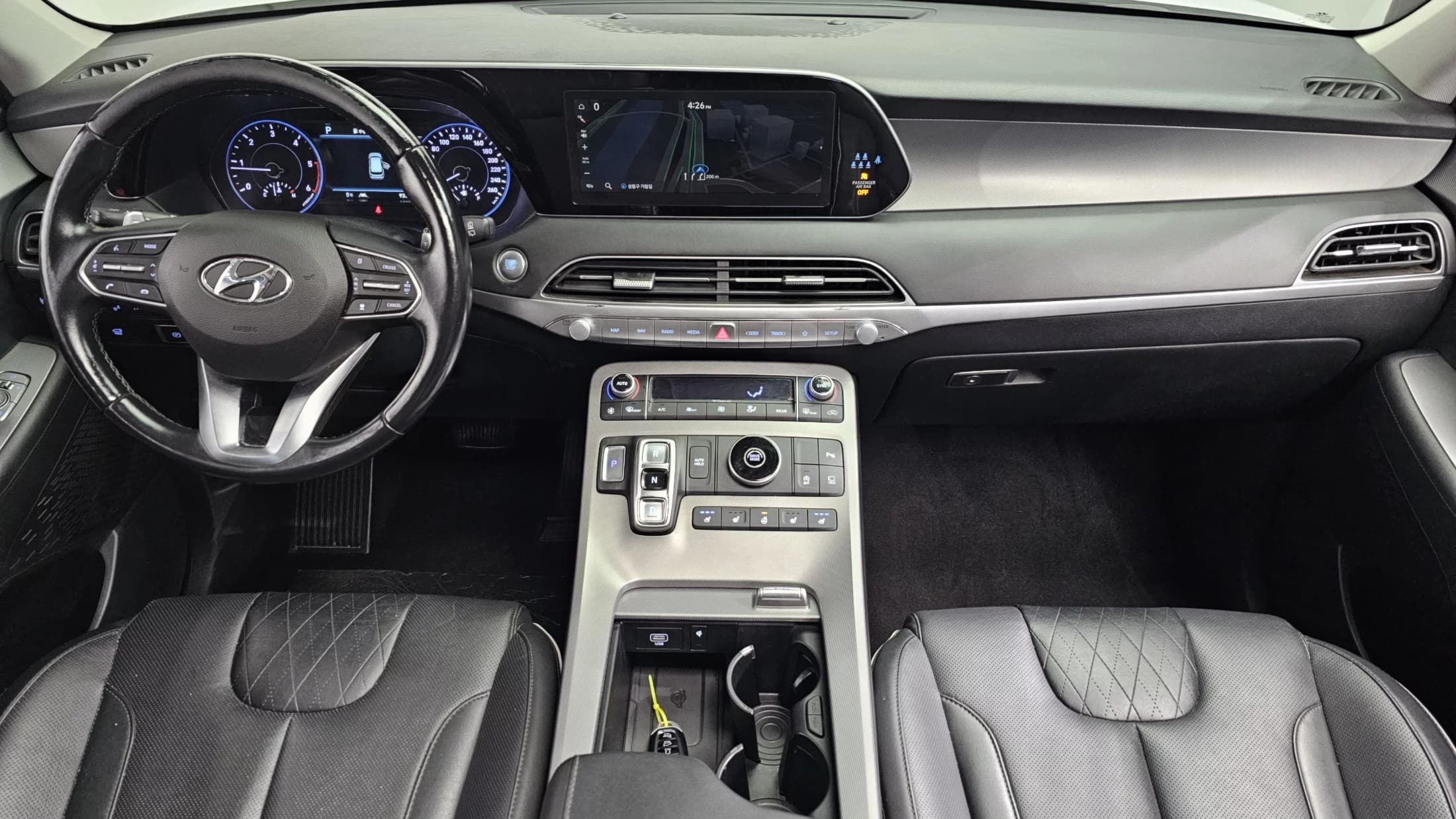 Hyundai Palisade Diesel 2.2 2WD Exclusive, 2021 г. 93418 км. — фото 7