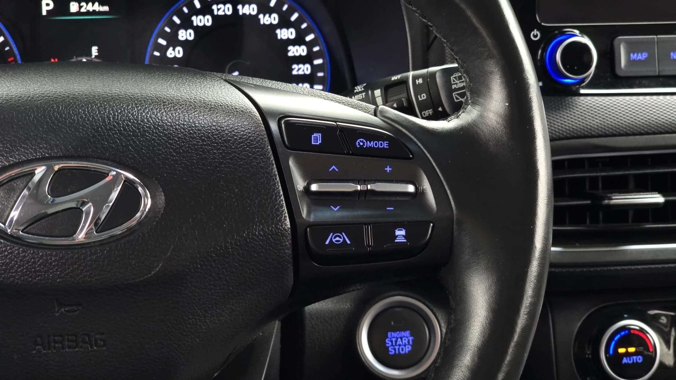 Hyundai Kona Gasoline 1.6 Turbo 2WD Smart, 2022 г. 91849 км. — фото 14