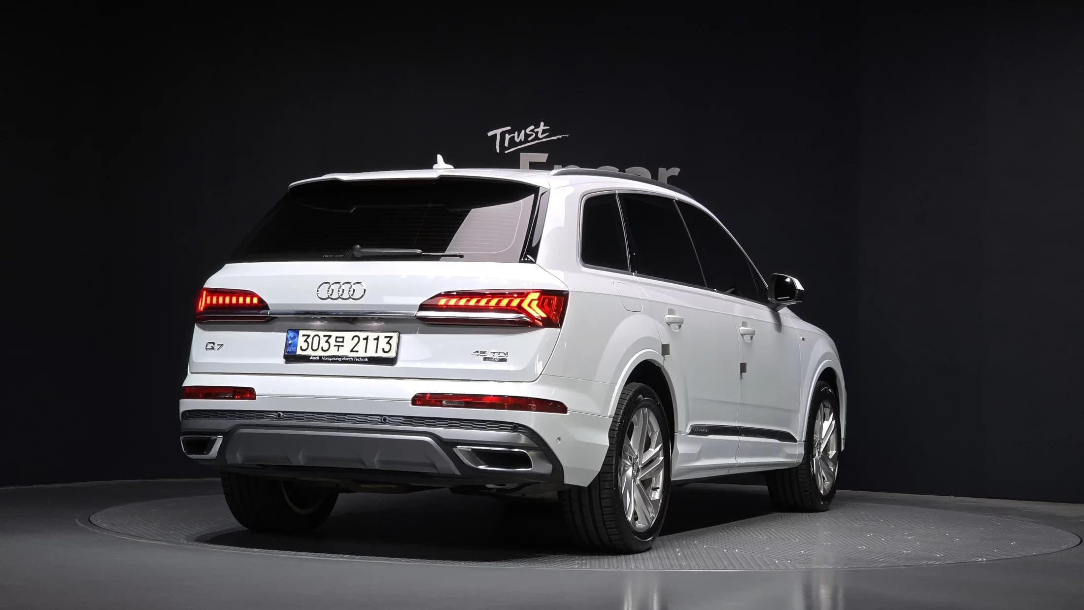 Audi Q7 45 TDI Quattro Premium, 2021 г. 78562 км. — фото 2