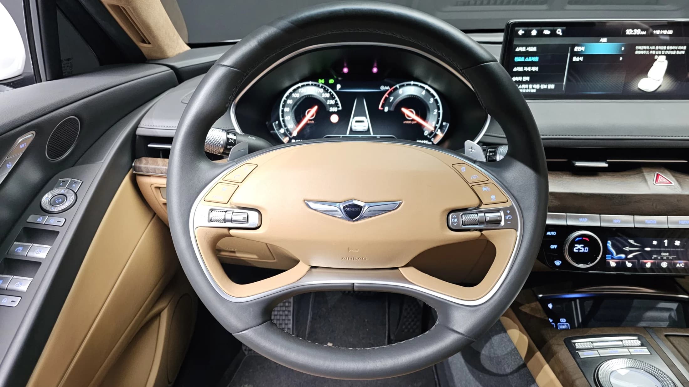 Genesis G80 Gasoline 3.5 Turbo AWD, 2021 г. 58129 км. — фото 14