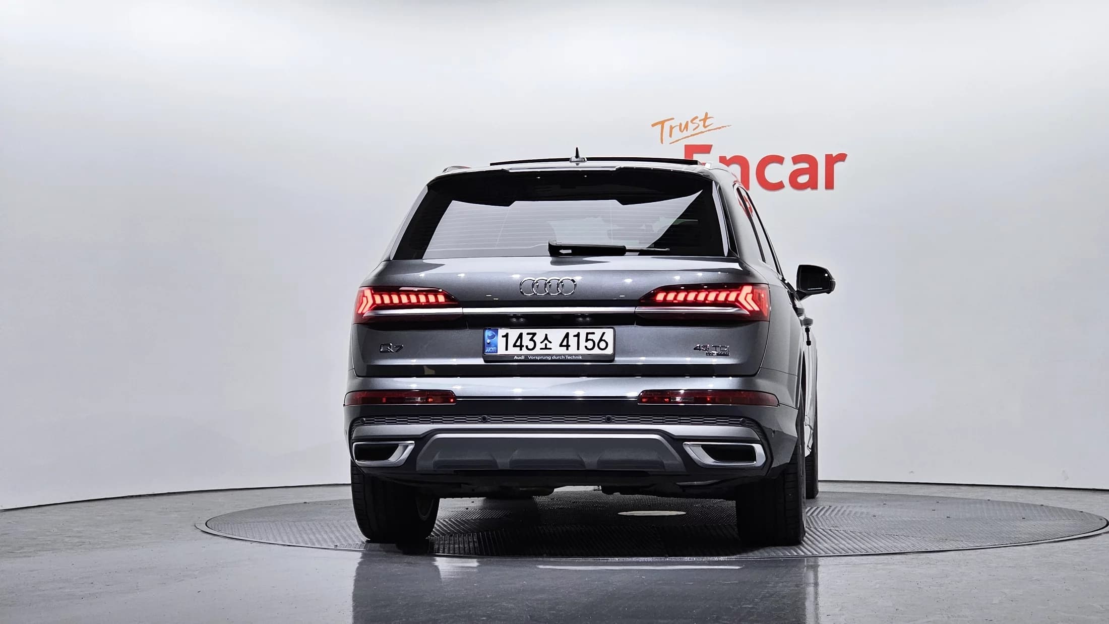Audi Q7 45 TDI Quattro Premium, 2021 г. 56909 км. — фото 4