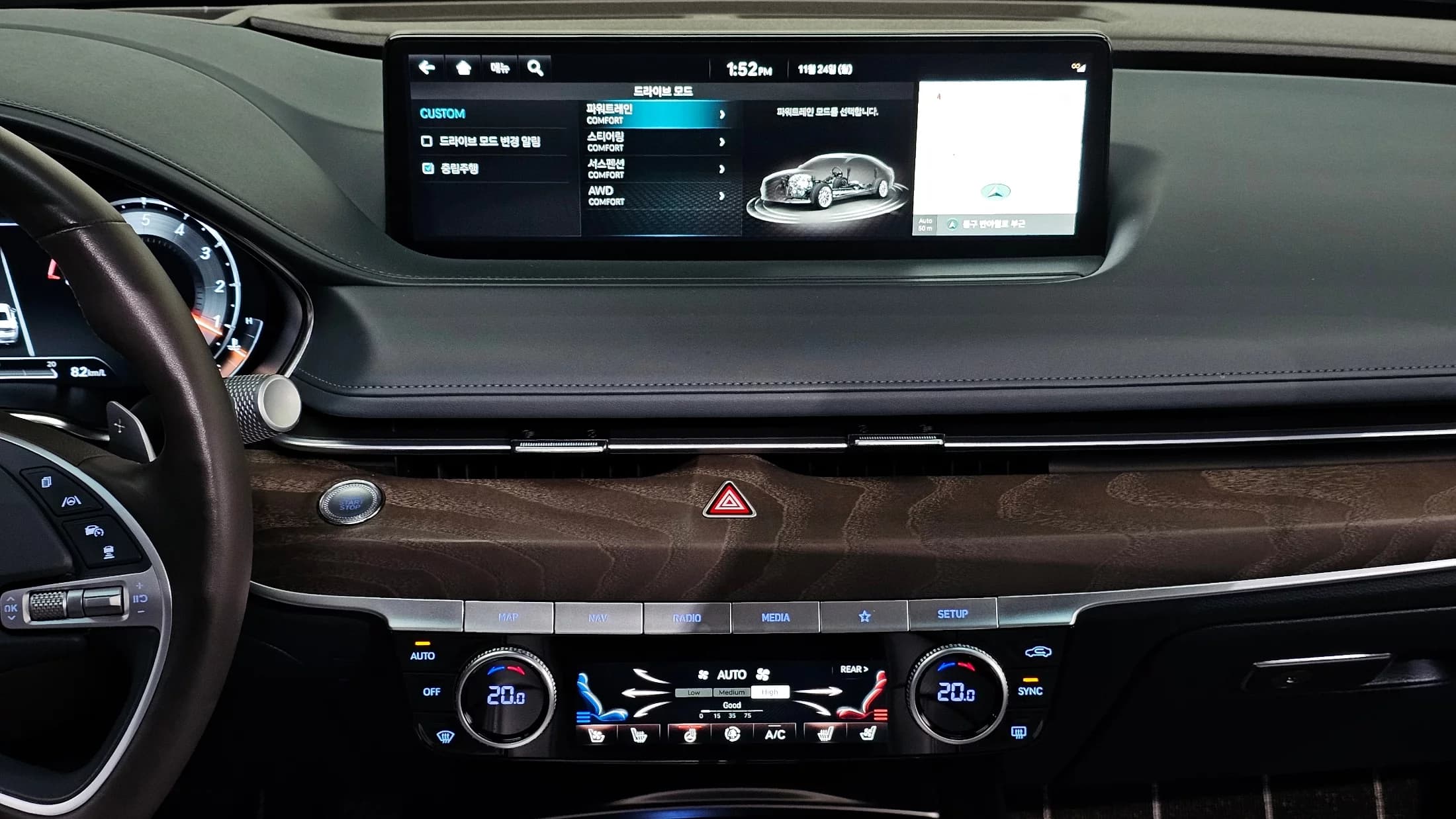 Genesis G80 Gasoline 2.5 Turbo AWD, 2022 г. 58147 км. — фото 14