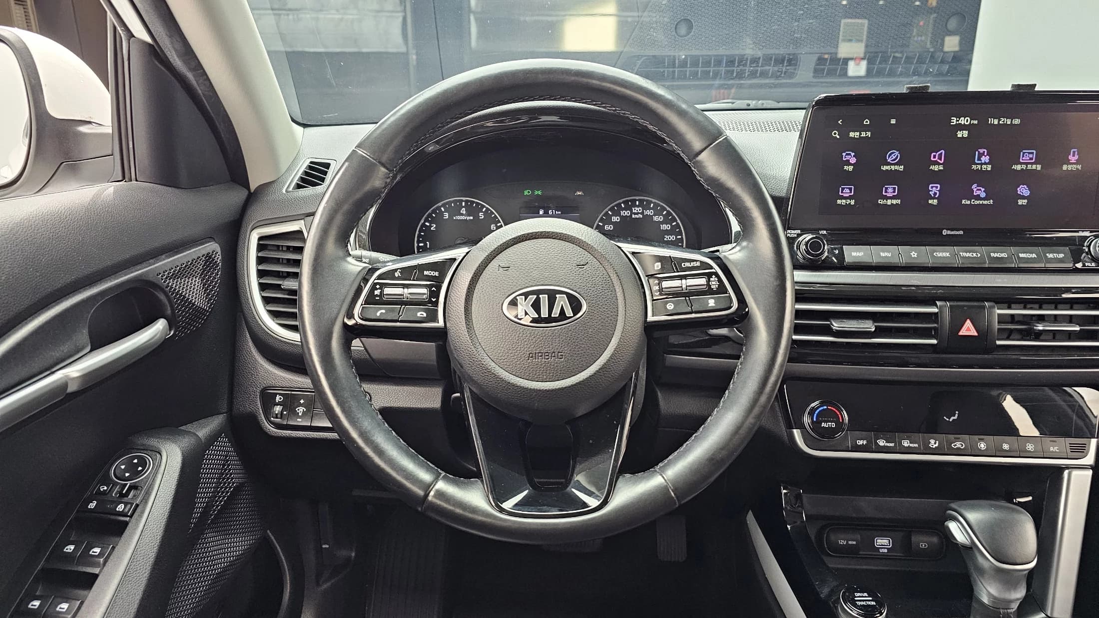 Kia Seltos Gasoline 1.6 Turbo 2WD Prestige, 2021 г. 55607 км. — фото 13