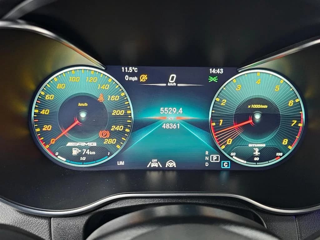 Mercedes-Benz GLC-Class AMG GLC43 4MATIC Coupe, 2021 г. 48490 км. — фото 8
