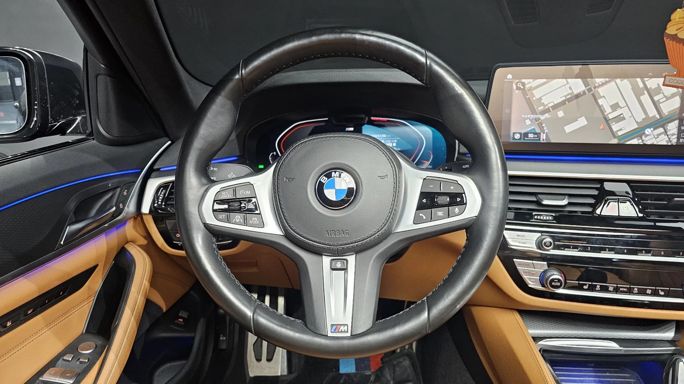BMW 5-Series 520i M Sport, 2021 г. 51474 км. — фото 13