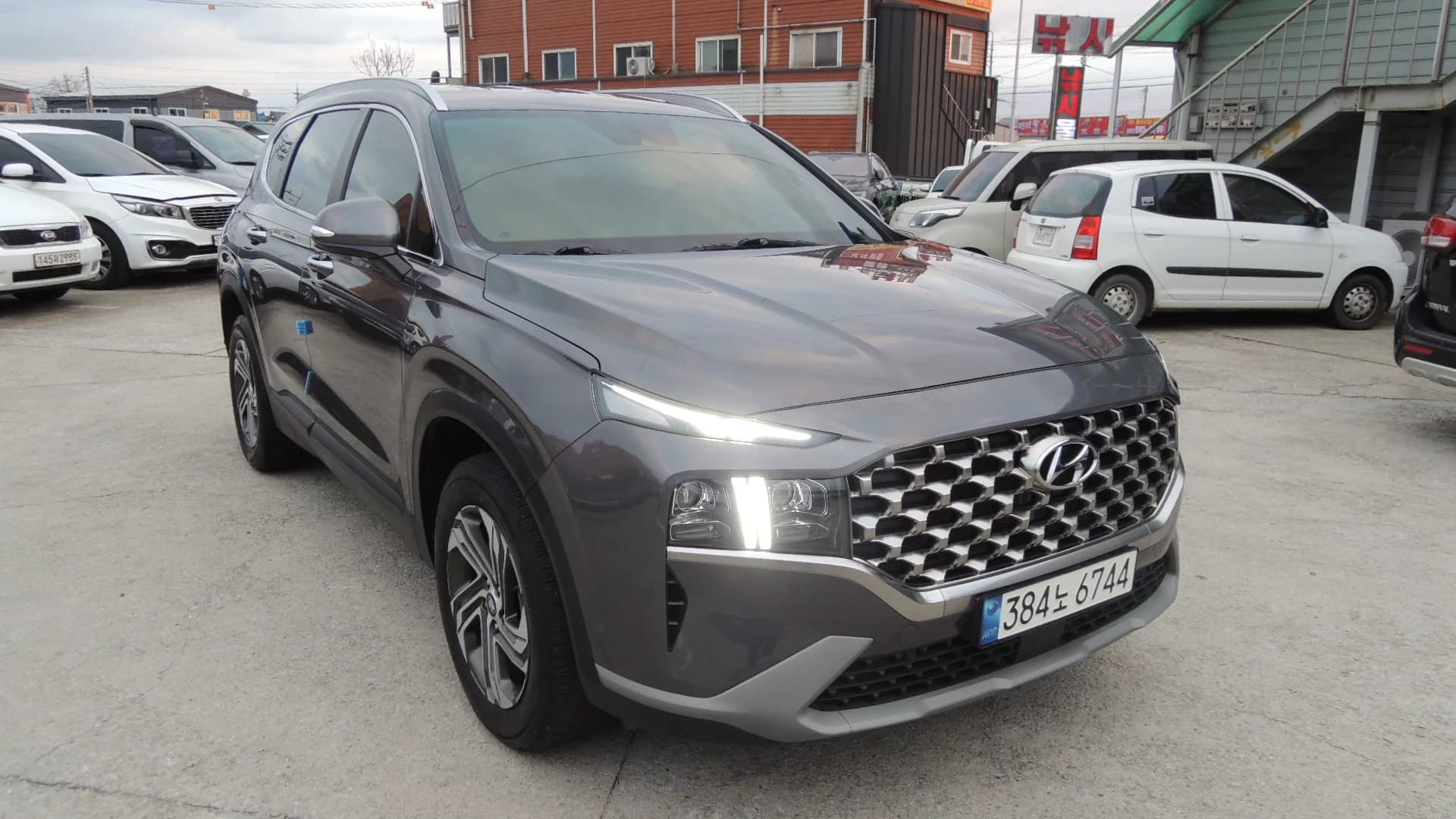 Hyundai Santa Fe Gasoline 2.5T 2WD Prestige, 2021 г. 35128 км. — фото 3