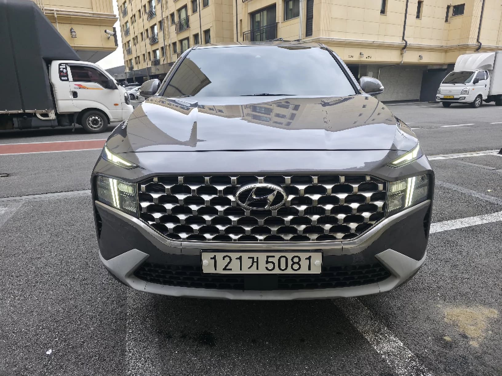 Hyundai Santa Fe Diesel 2.2 2WD Exclusive, 2022 г. 60087 км. — фото 3
