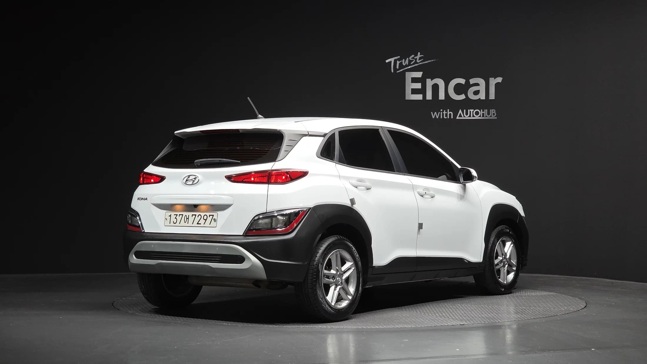 Hyundai Kona Gasoline 1.6 Turbo 2WD Smart, 2021 г. 129787 км. — фото 2