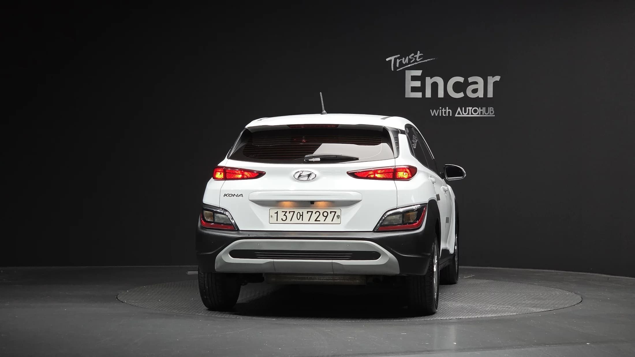 Hyundai Kona Gasoline 1.6 Turbo 2WD Smart, 2021 г. 129787 км. — фото 4