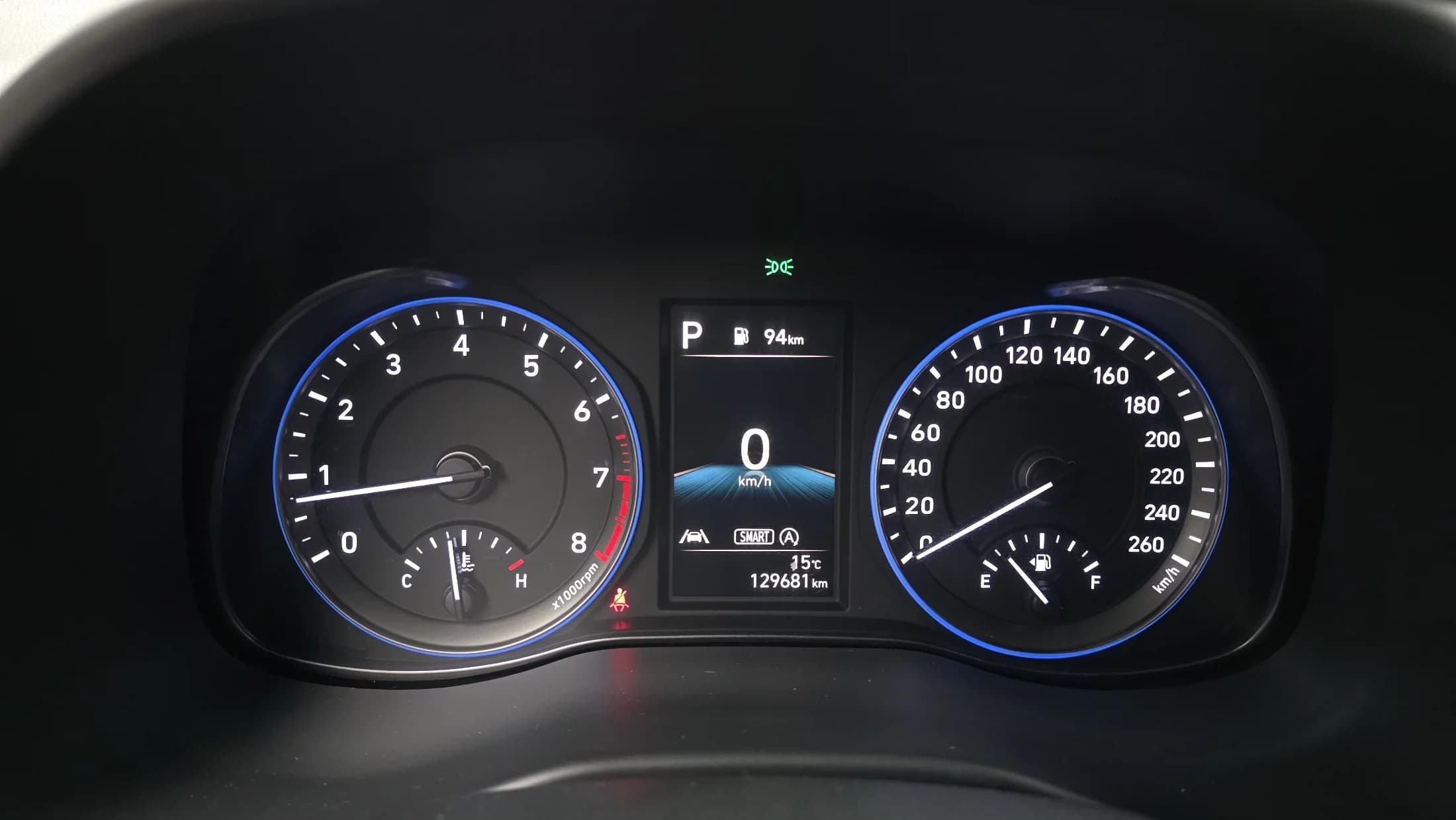Hyundai Kona Gasoline 1.6 Turbo 2WD Smart, 2021 г. 129787 км. — фото 8