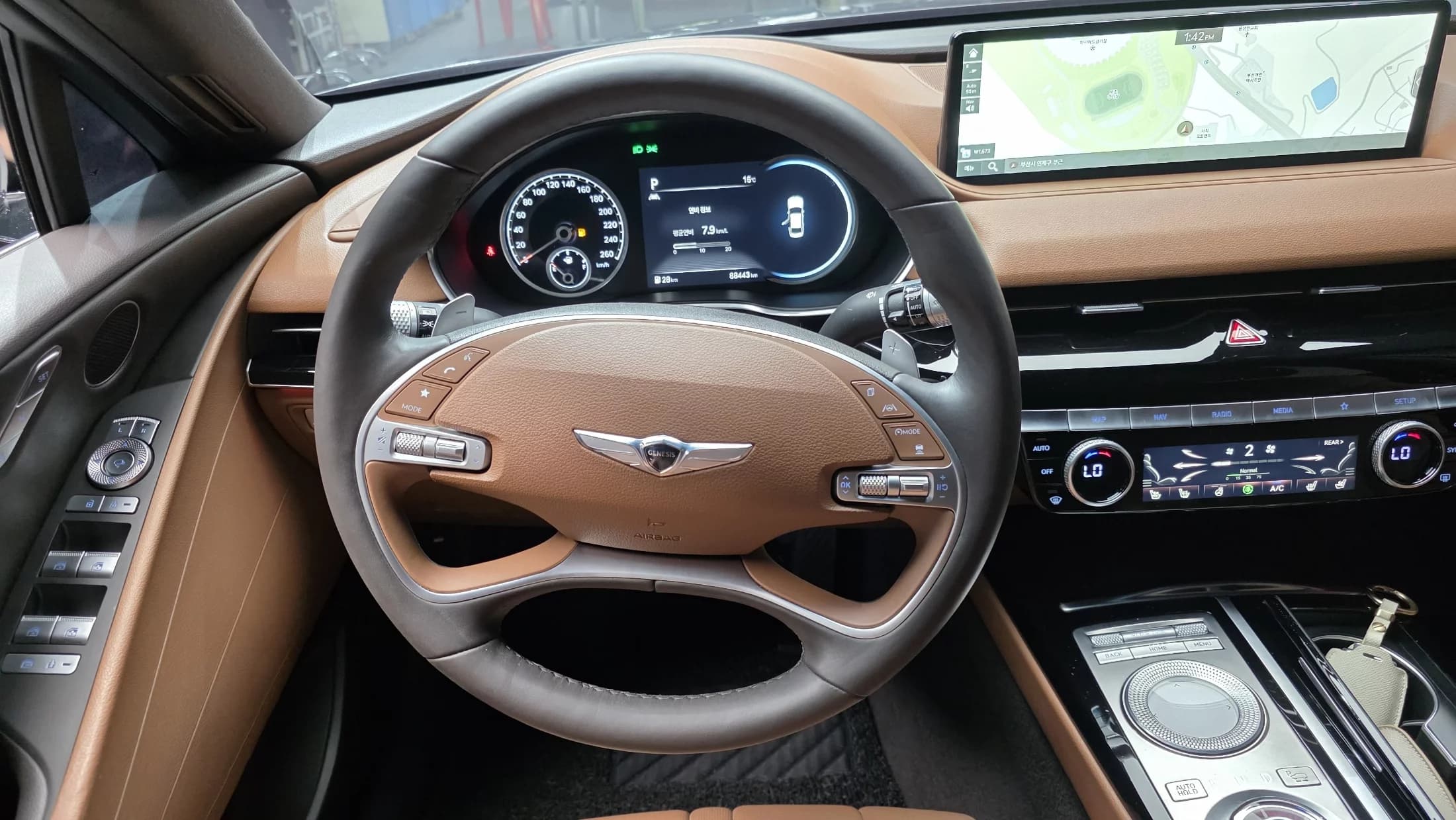 Genesis G80 Gasoline 2.5 Turbo AWD, 2021 г. 88592 км. — фото 13