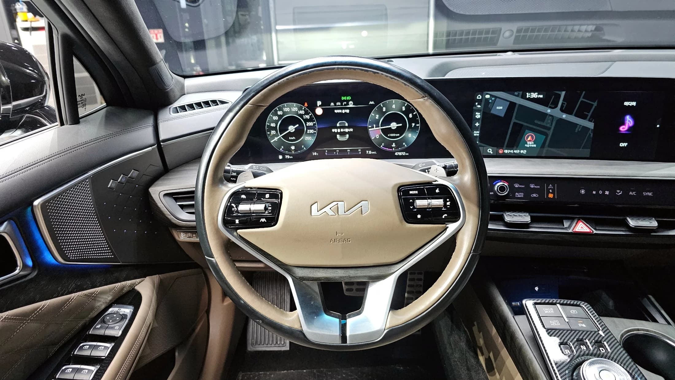 Kia K8 2.5 Gasoline 2WD Signature, 2021 г. 47896 км. — фото 13