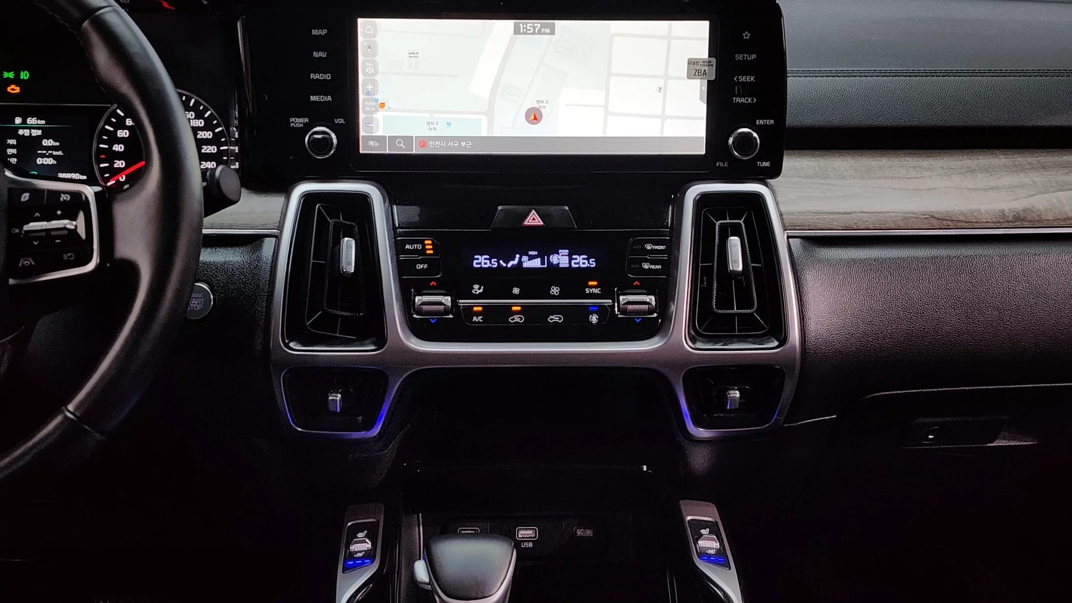 Kia Sorento Gasoline 2.5T 2WD Prestige, 2021 г. 39018 км. — фото 14