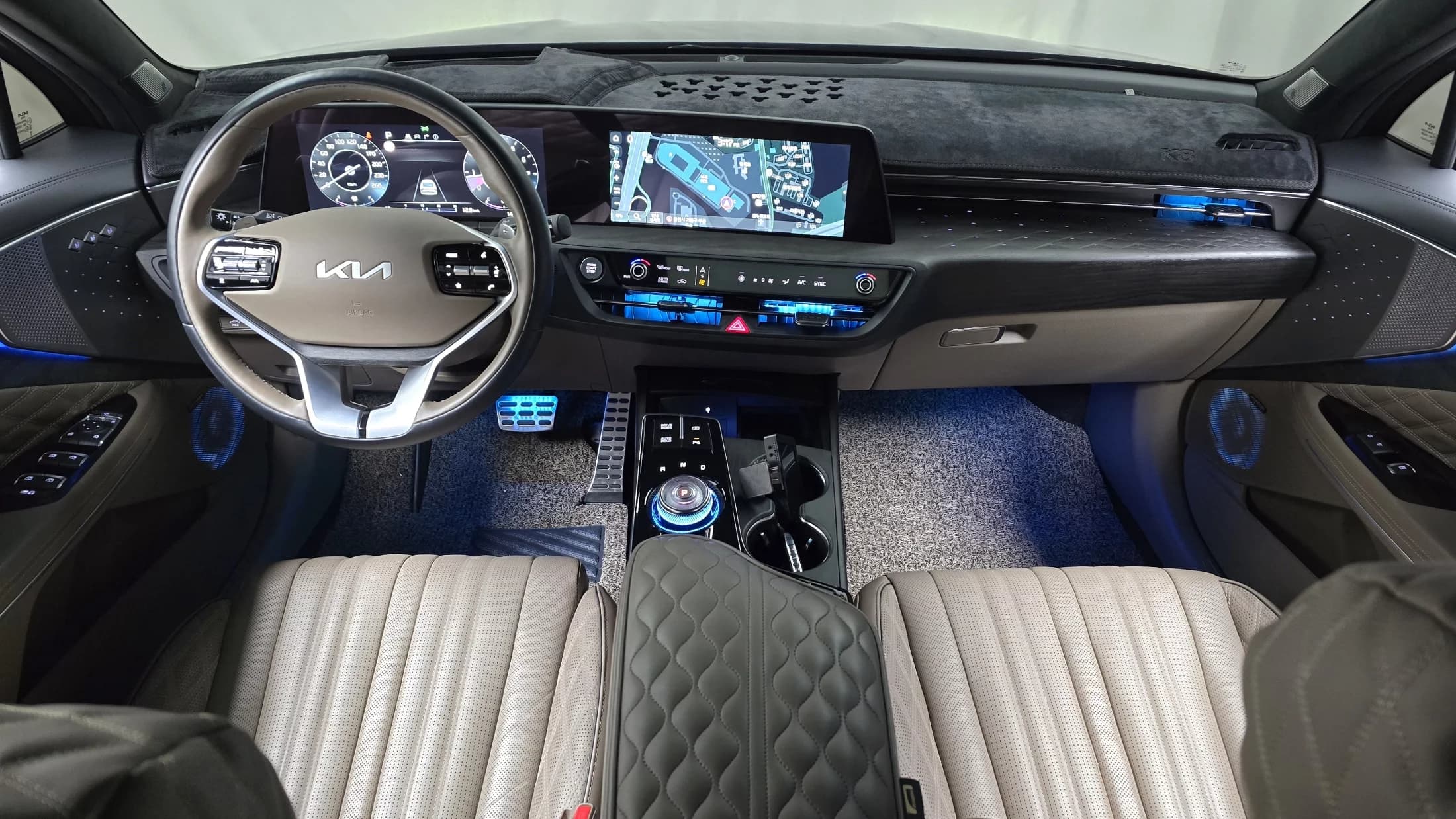 Kia K8 3.5 Gasoline 4WD Platinum, 2021 г. 14442 км. — фото 7