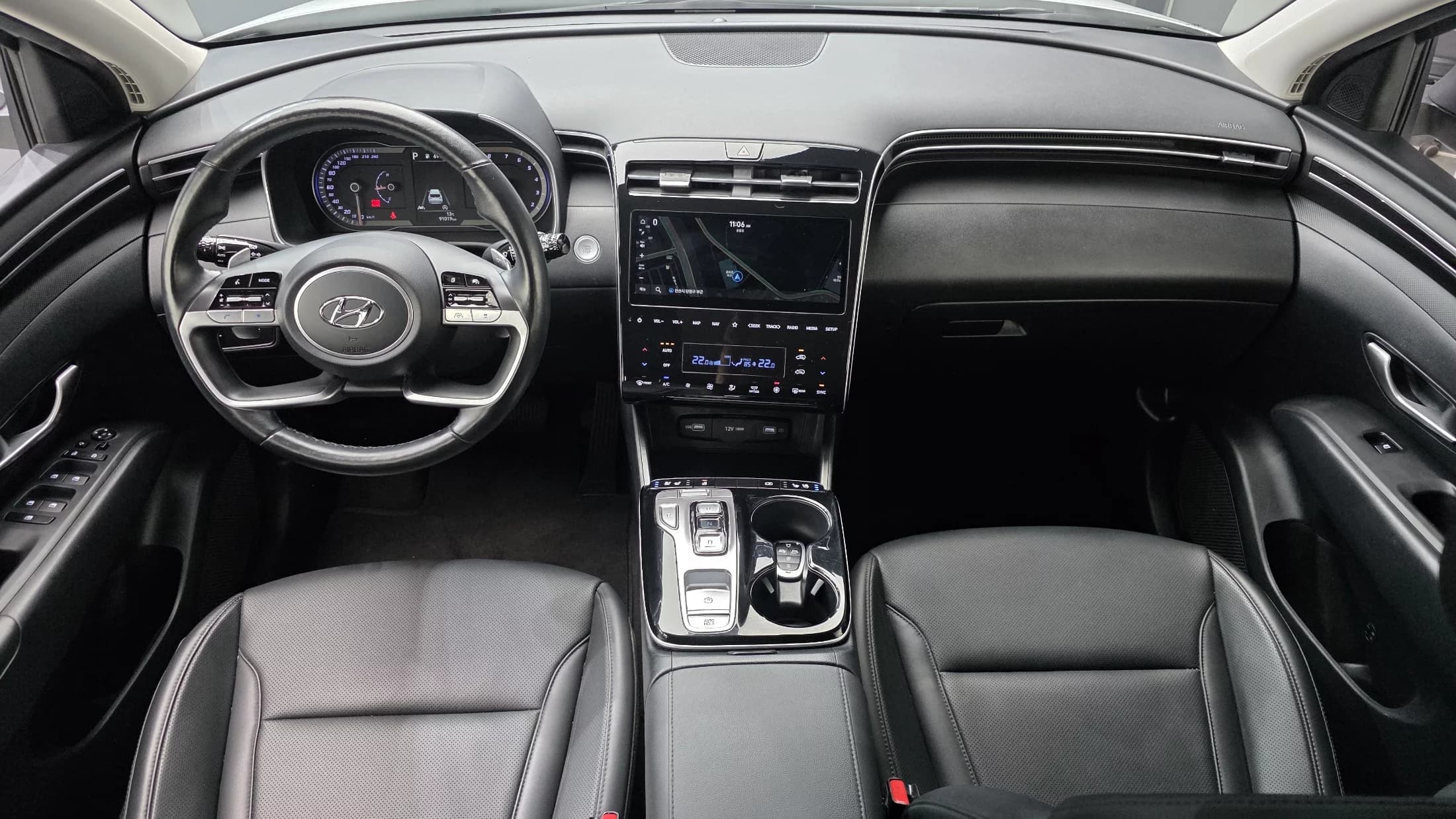 Hyundai Tucson Gasoline 1.6 Turbo 2WD Modern, 2022 г. 91038 км. — фото 7