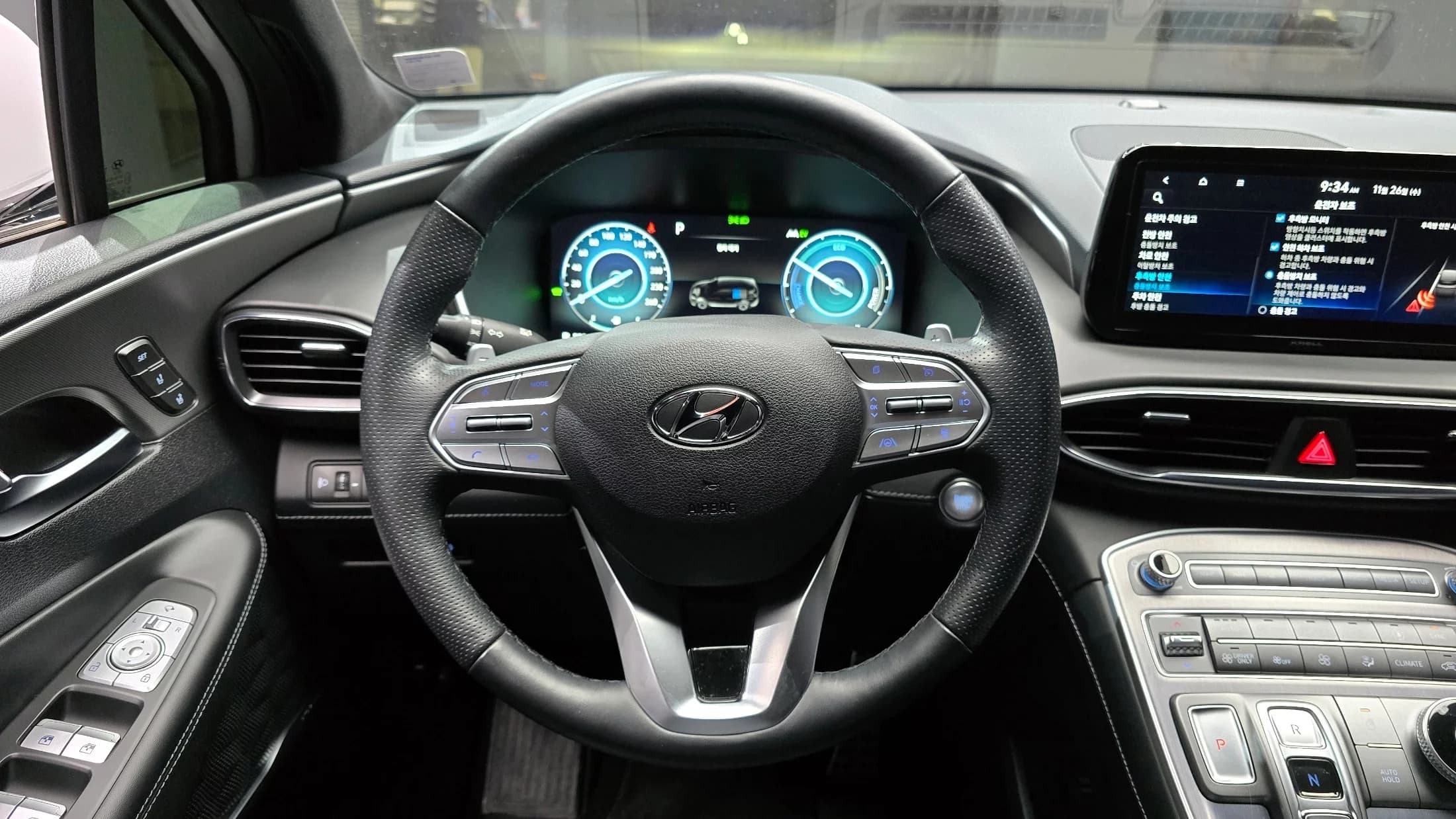 Hyundai Santa Fe HEV 1.6 2WD Calligraphy, гибрид, 2021 г. 23377 км. — фото 13