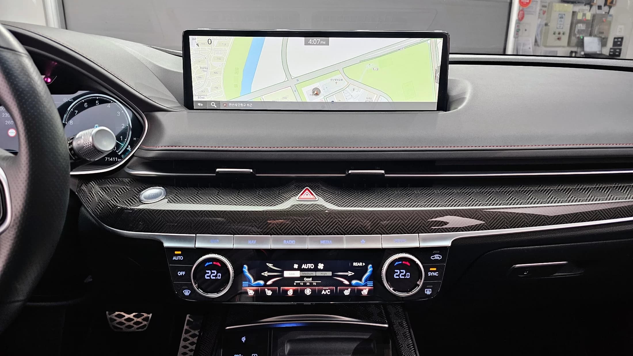 Genesis G80 Gasoline 3.5 Turbo AWD, 2022 г. 71507 км. — фото 17