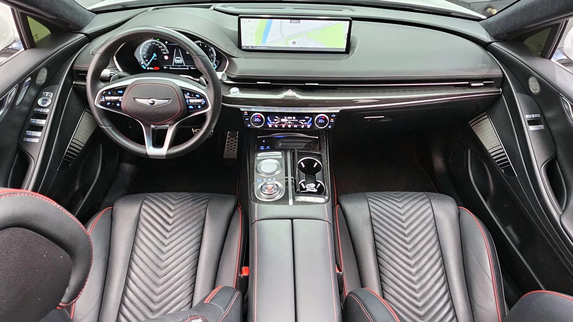 Genesis G80 Gasoline 3.5 Turbo AWD, 2022 г. 71507 км. — фото 7