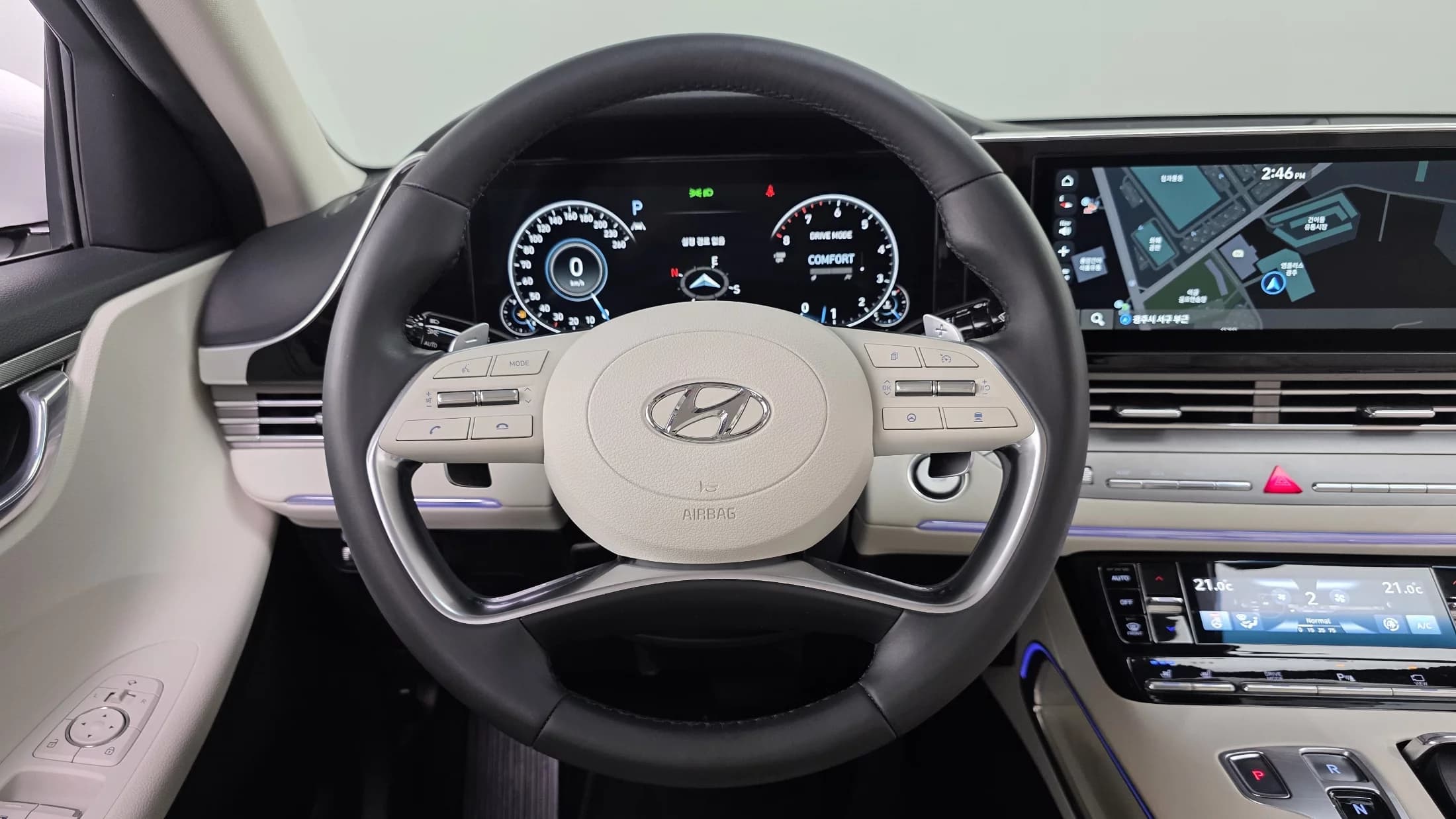 Hyundai Grandeur 2.5 Le Blanc, 2021 г. 45037 км. — фото 14