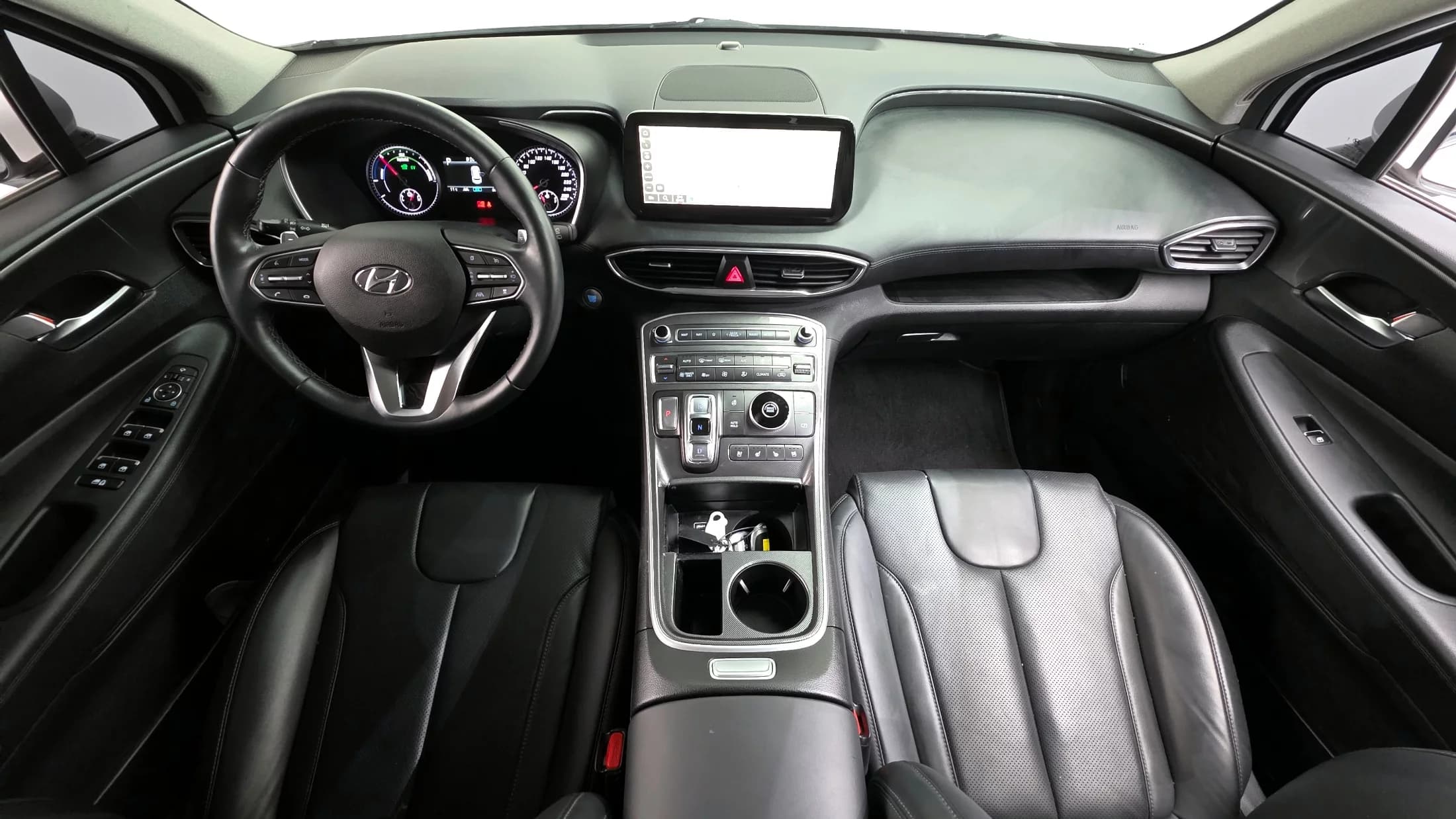 Hyundai Santa Fe HEV 1.6 2WD Prestige, гибрид, 2021 г. 68384 км. — фото 7