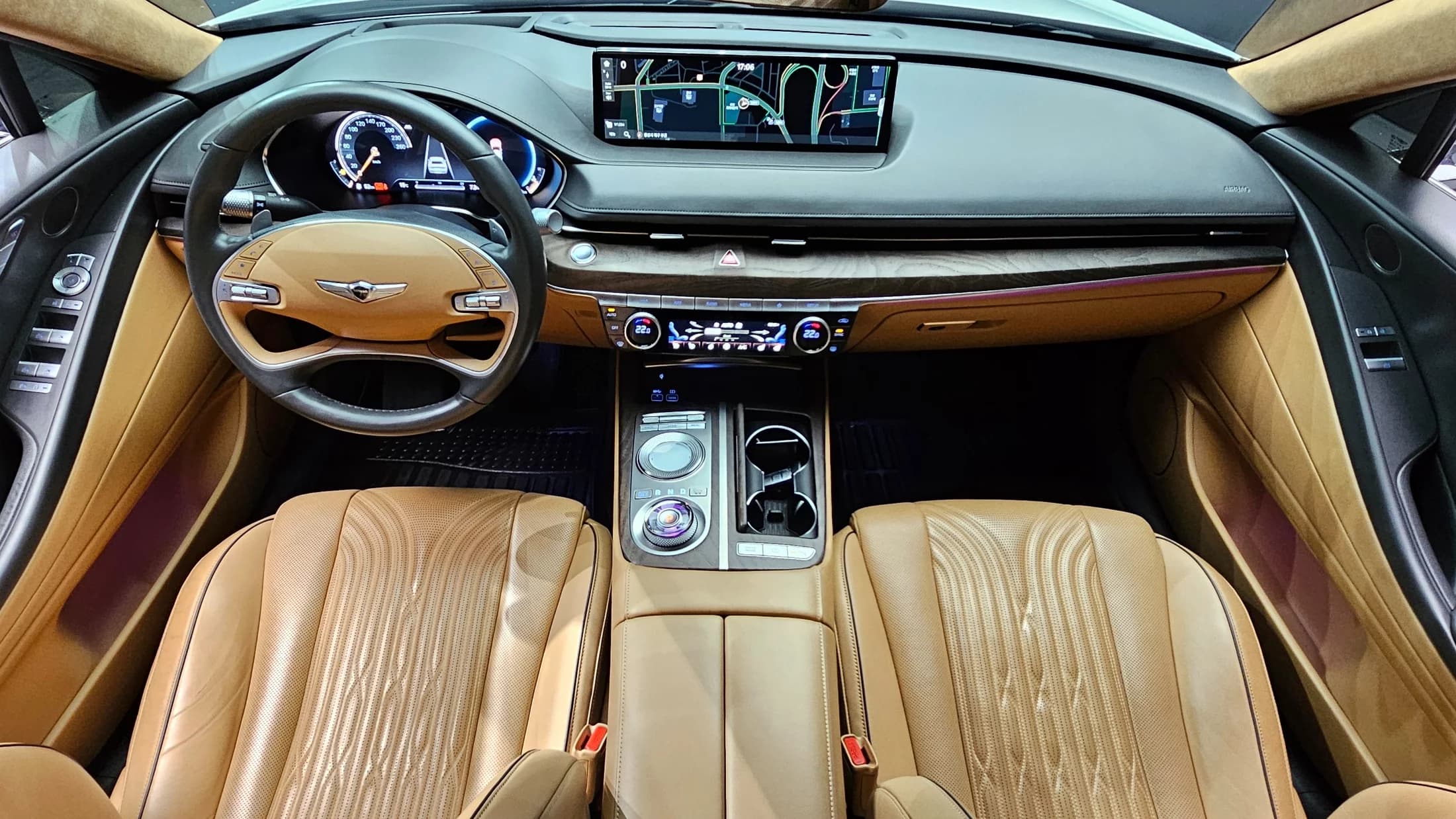 Genesis G80 Gasoline 2.5 Turbo 2WD, 2021 г. 76655 км. — фото 7