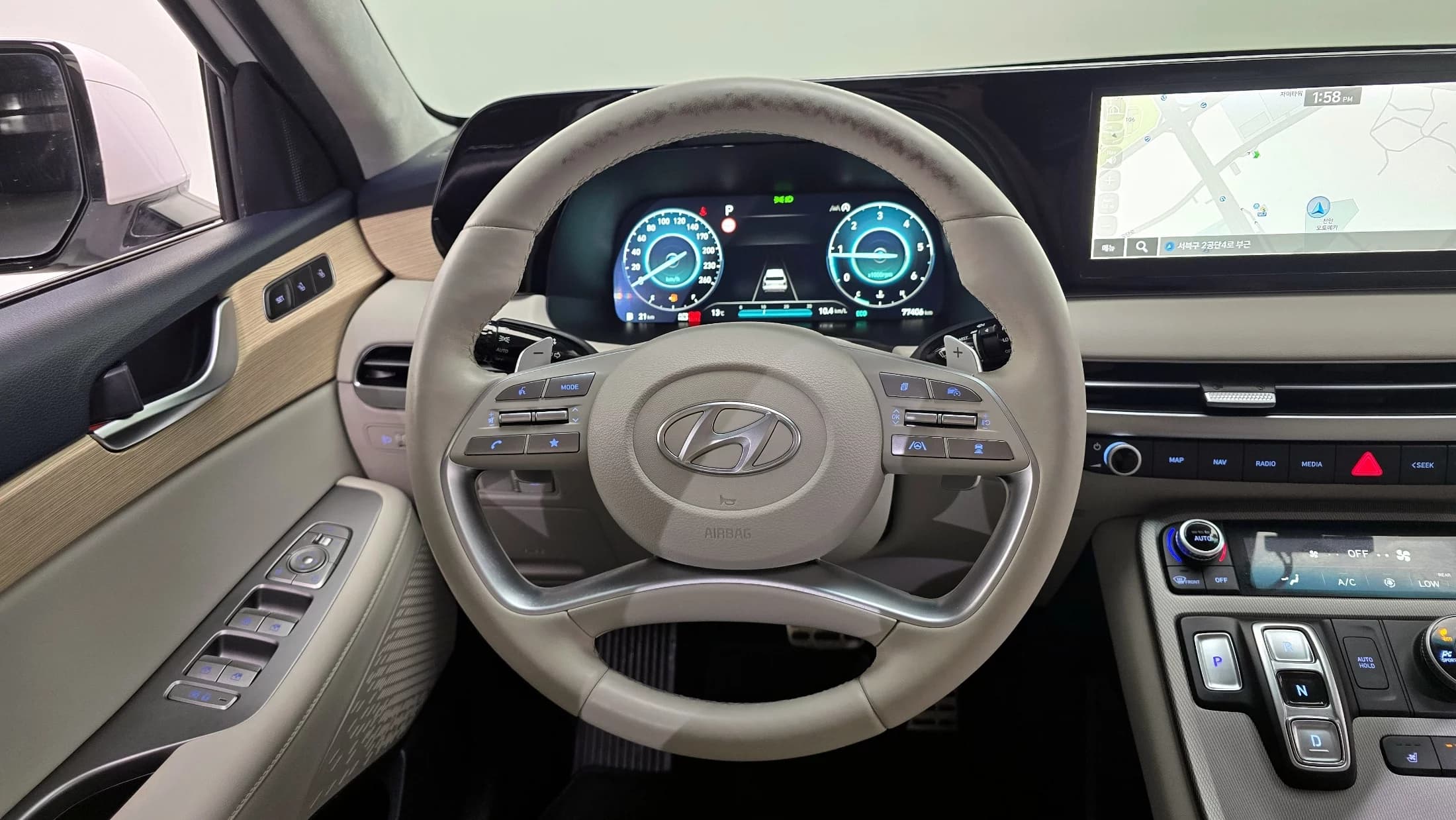 Hyundai Palisade Diesel 2.2 4WD Prestige, 2022 г. 77458 км. — фото 14