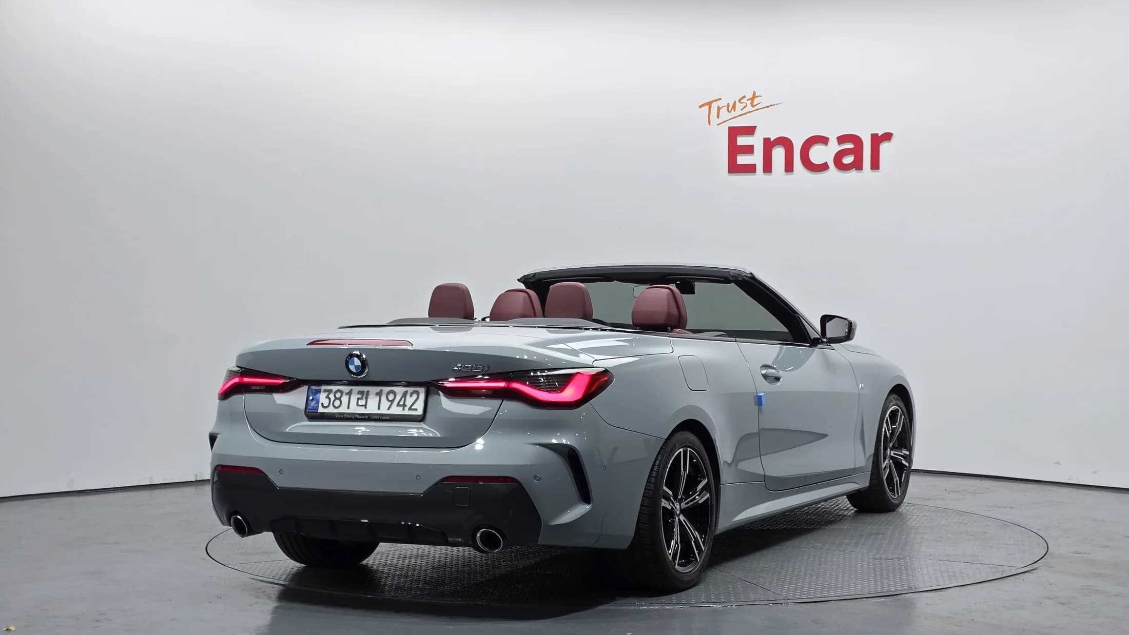 BMW 4-Series 420i M Sport Convertible, 2022 г. 32101 км. — фото 2