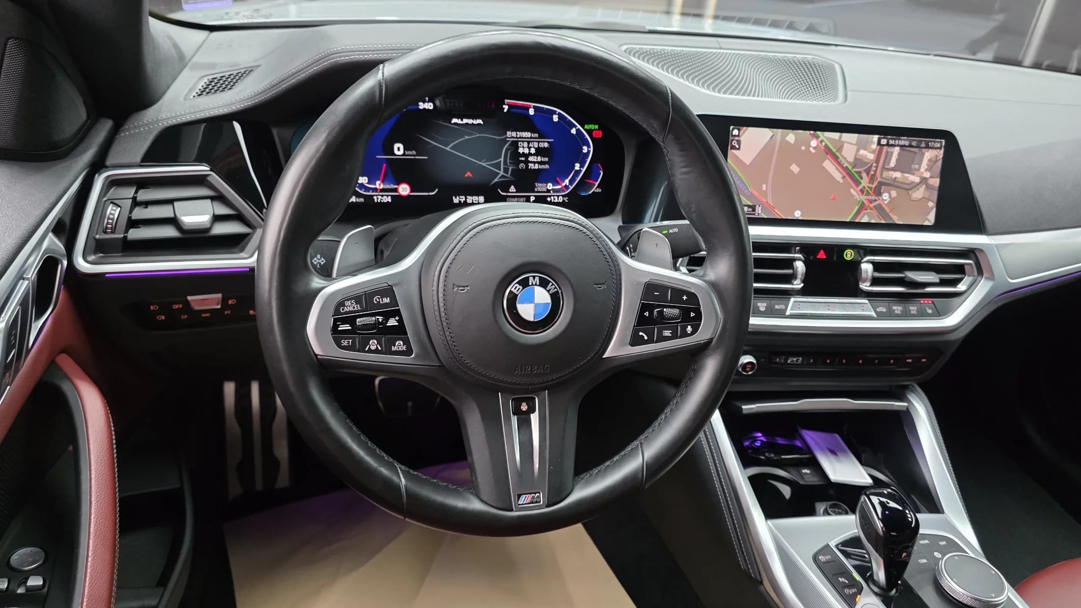 BMW 4-Series 420i M Sport Convertible, 2022 г. 32101 км. — фото 13