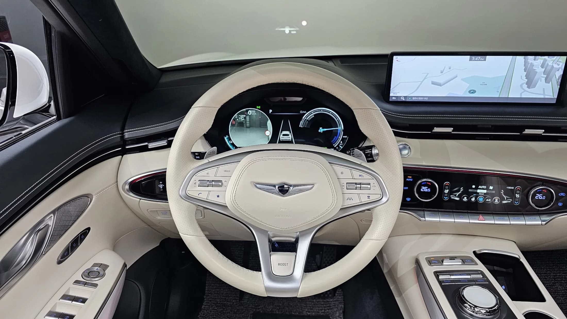 Genesis GV70 e-AWD, электромобиль, 2022 г. 52175 км. — фото 14