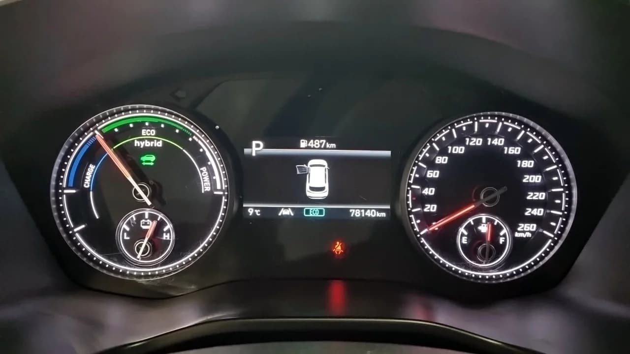 Hyundai Santa Fe HEV 1.6 2WD Exclusive, гибрид, 2022 г. 78181 км. — фото 8
