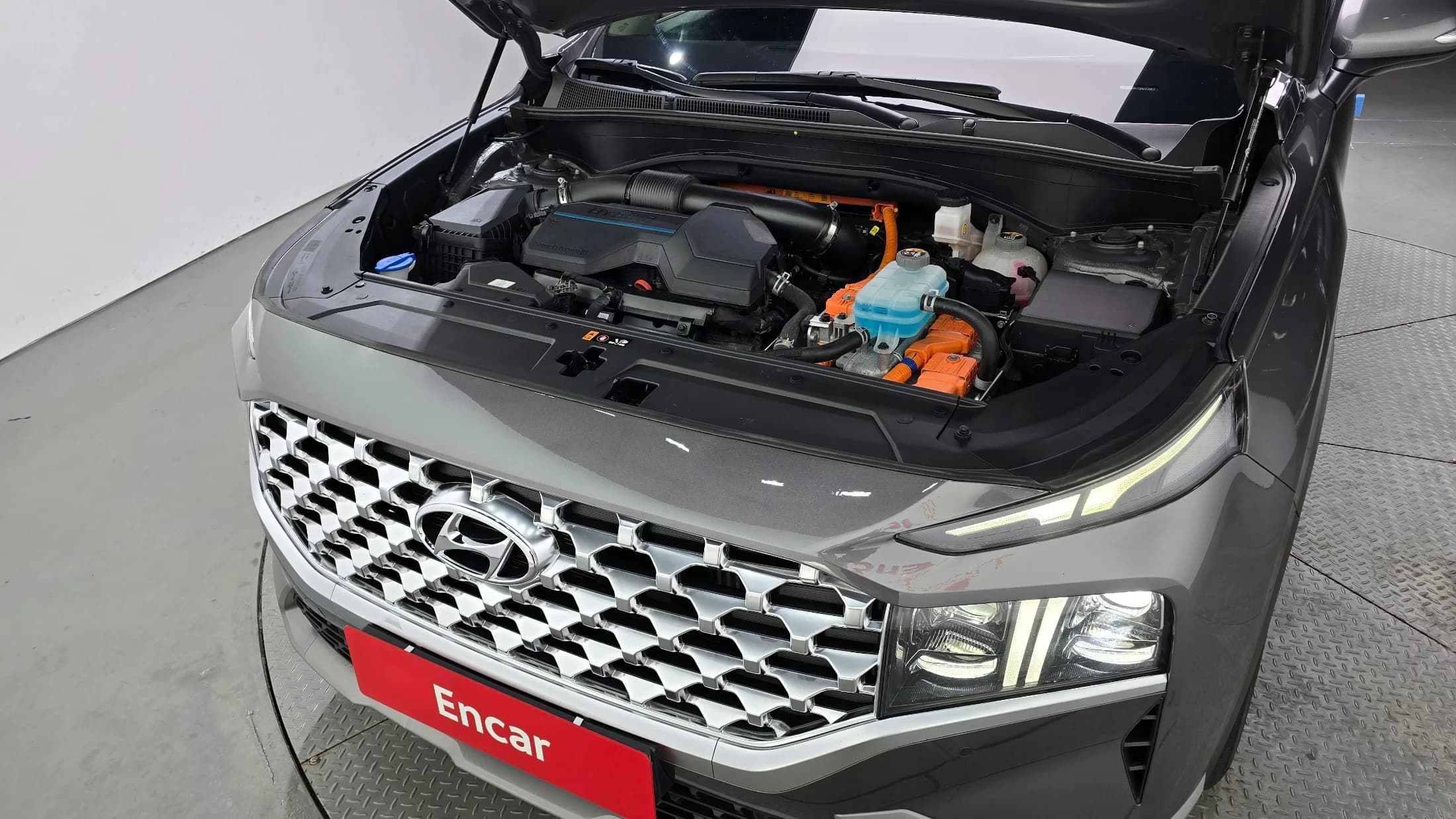 Hyundai Santa Fe HEV 1.6 2WD Prestige, гибрид, 2021 г. 110797 км. — фото 6