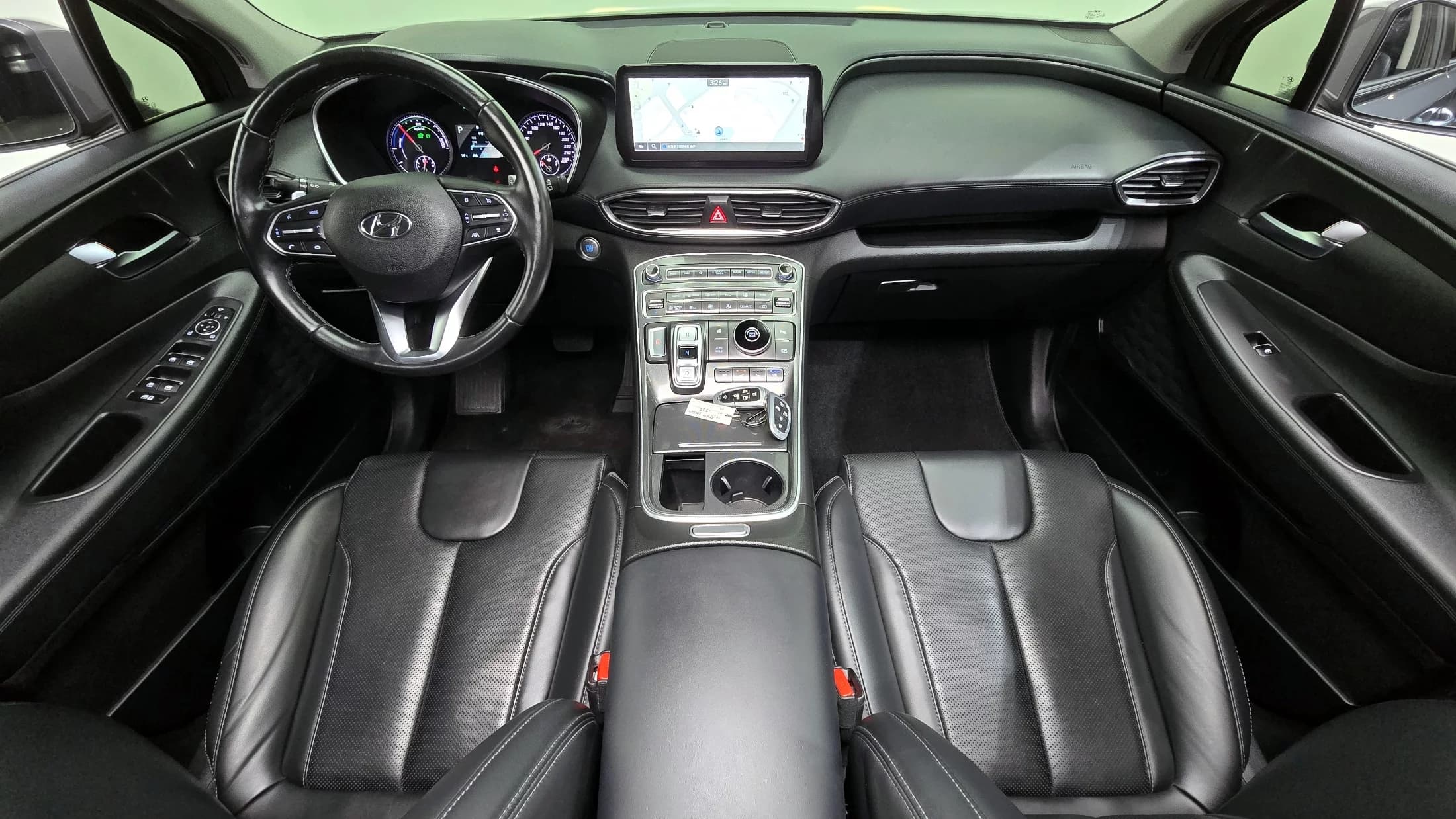 Hyundai Santa Fe HEV 1.6 2WD Prestige, гибрид, 2021 г. 110797 км. — фото 7