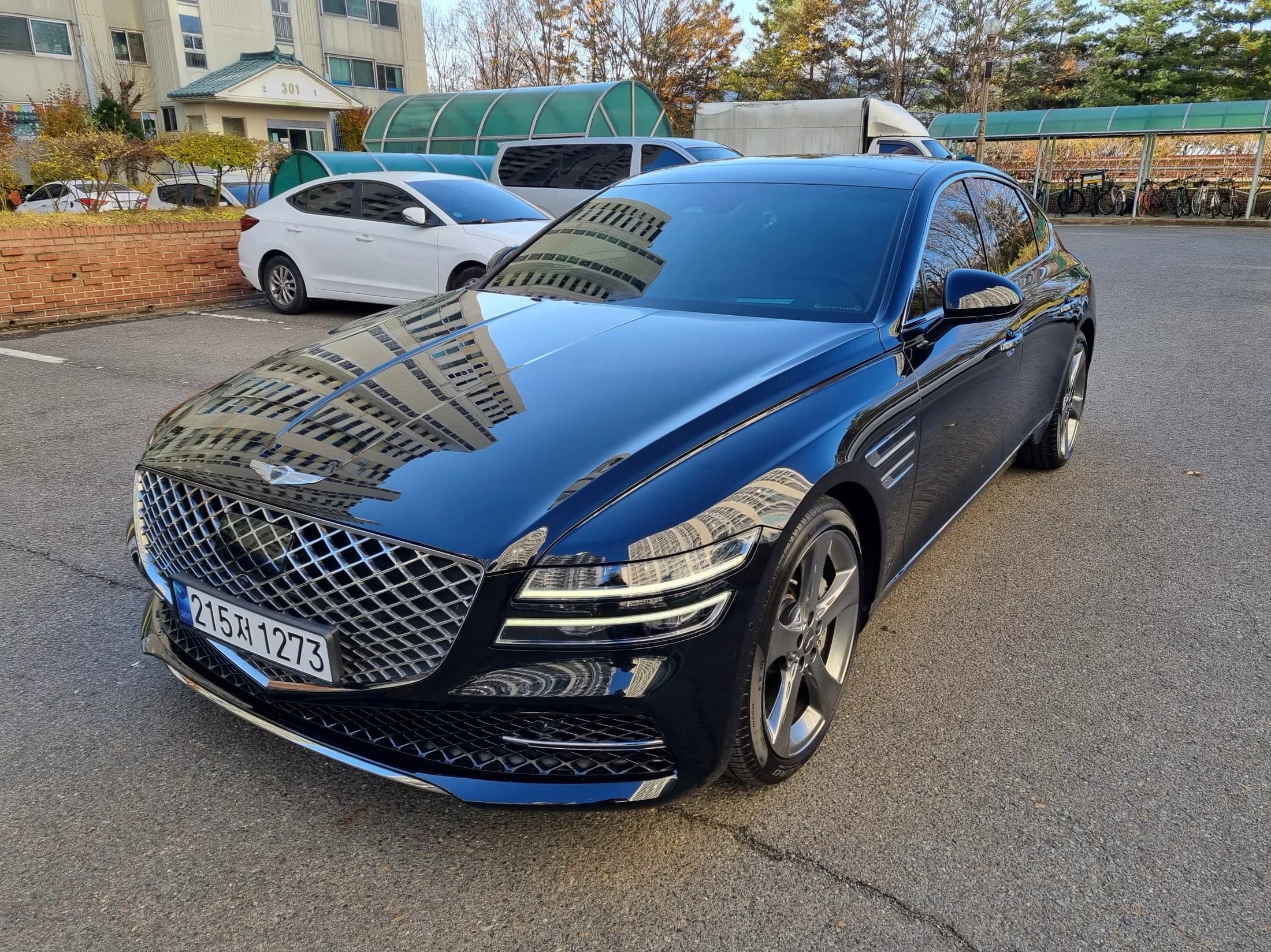Genesis G80 Gasoline 2.5 Turbo AWD, 2022 г. 30100 км. — фото 3