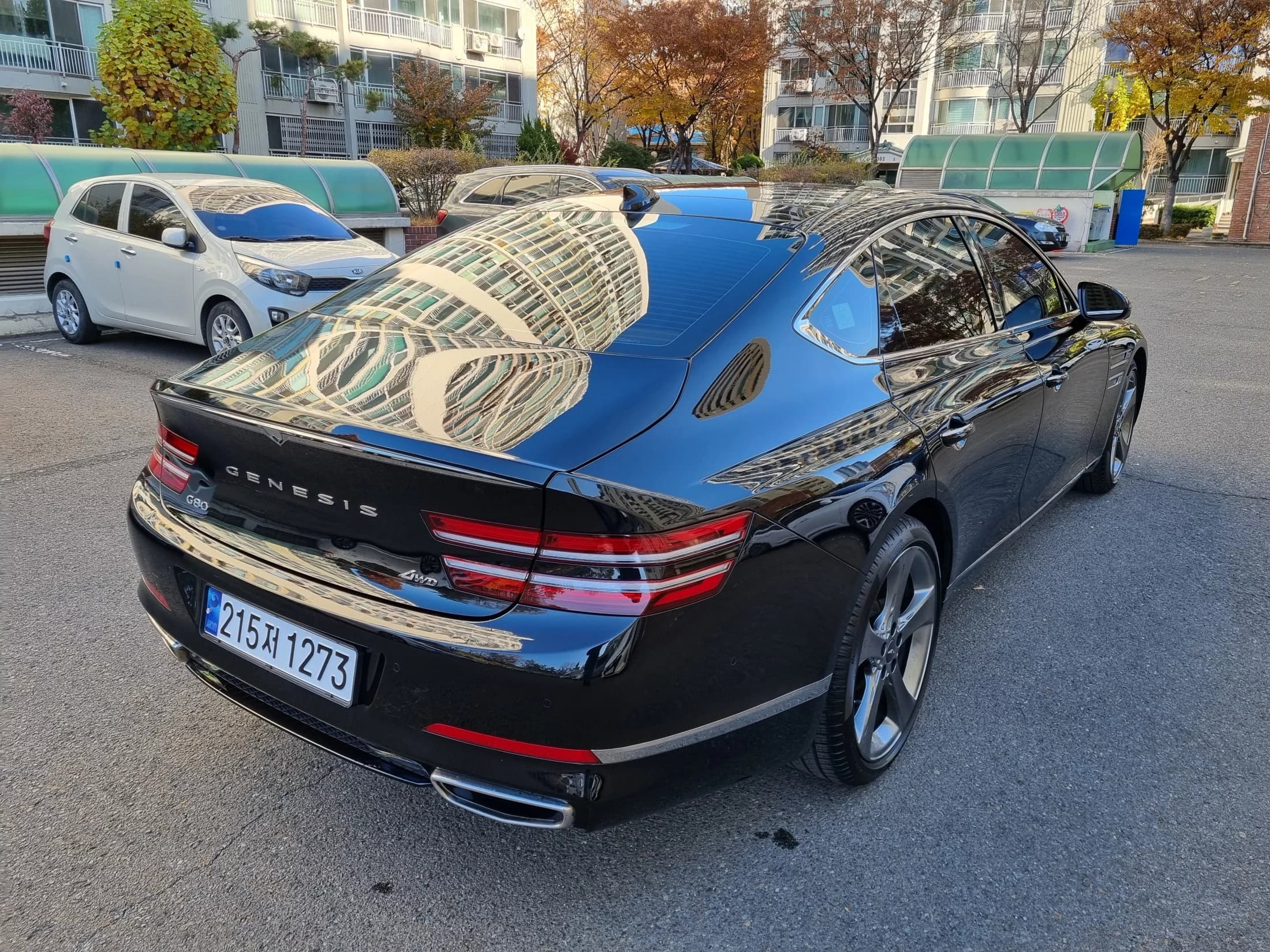 Genesis G80 Gasoline 2.5 Turbo AWD, 2022 г. 30100 км. — фото 4