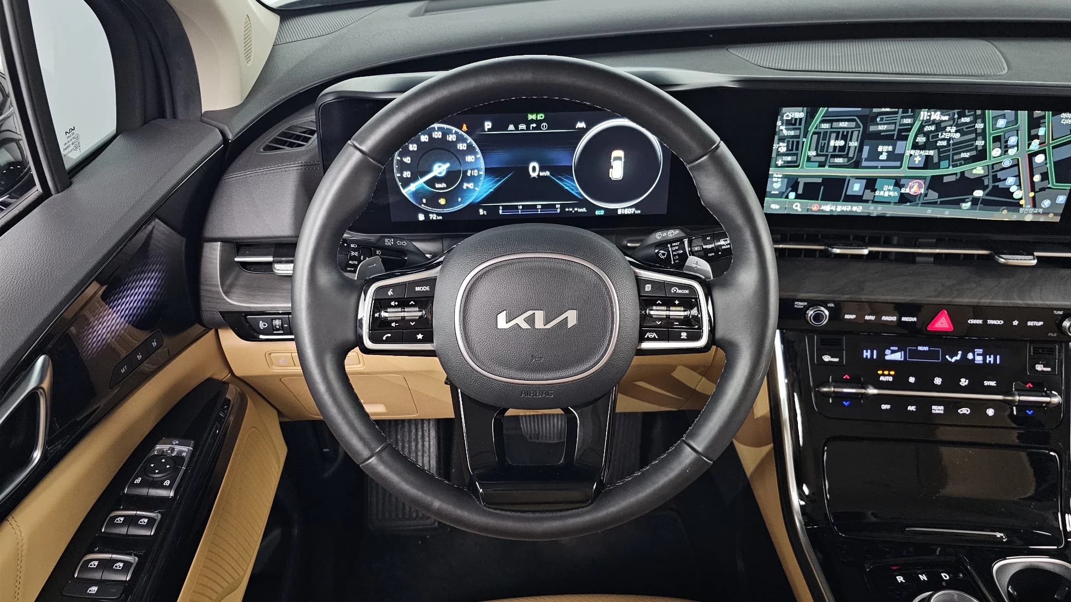 Kia Carnival Gasoline 9-Seater Signature, 2022 г. 81635 км. — фото 13