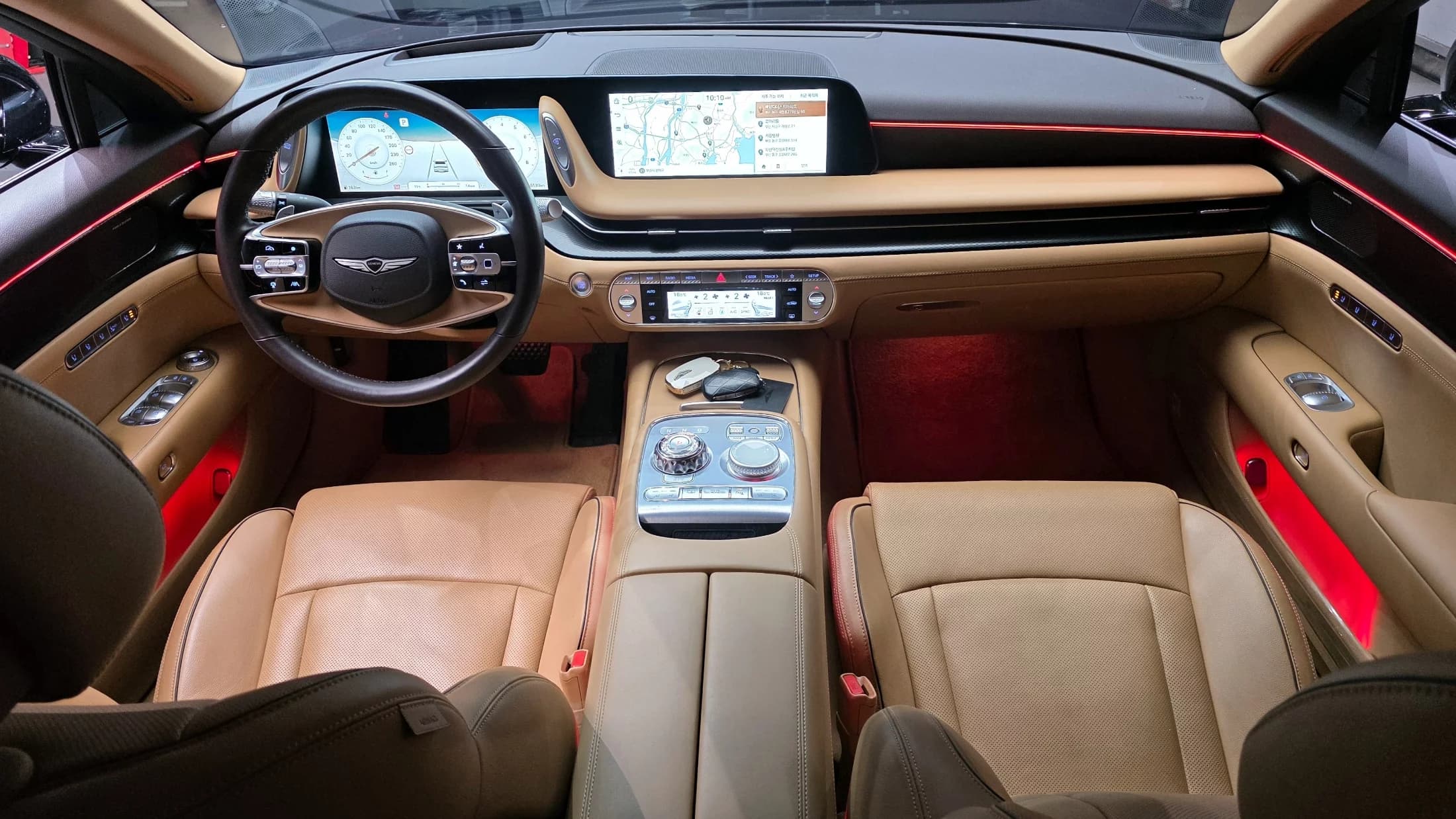 Genesis G90 Gasoline 3.5 Turbo AWD, 2022 г. 56228 км. — фото 7