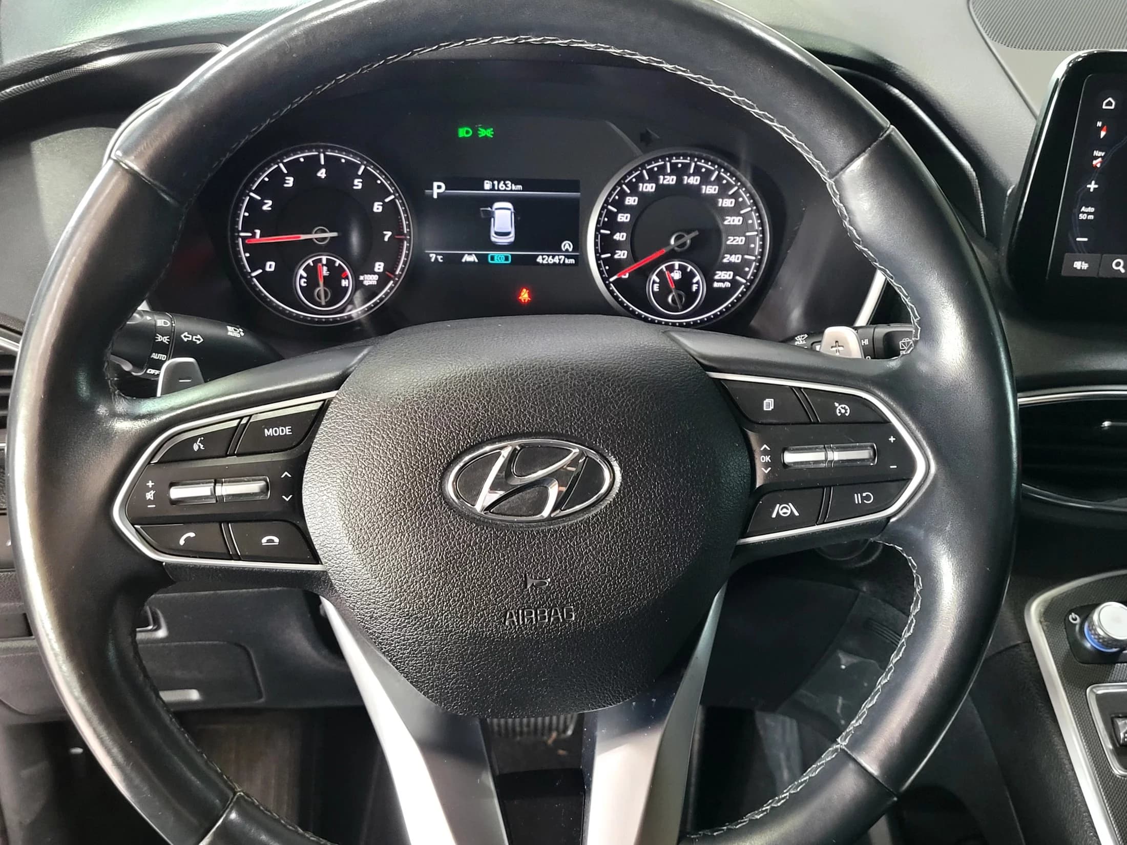 Hyundai Santa Fe Gasoline 2.5T 2WD Premium, 2021 г. 42694 км. — фото 13