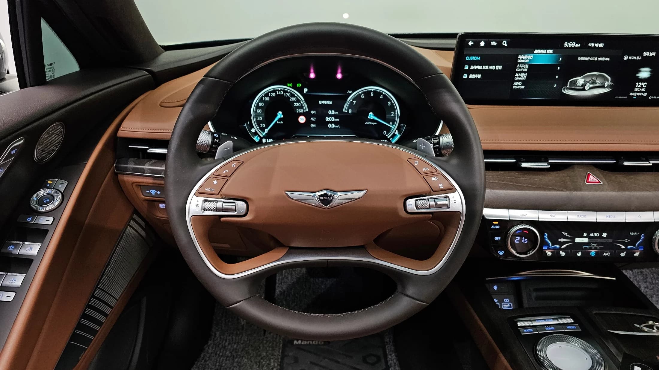 Genesis G80 Gasoline 2.5 Turbo AWD, 2022 г. 39226 км. — фото 13