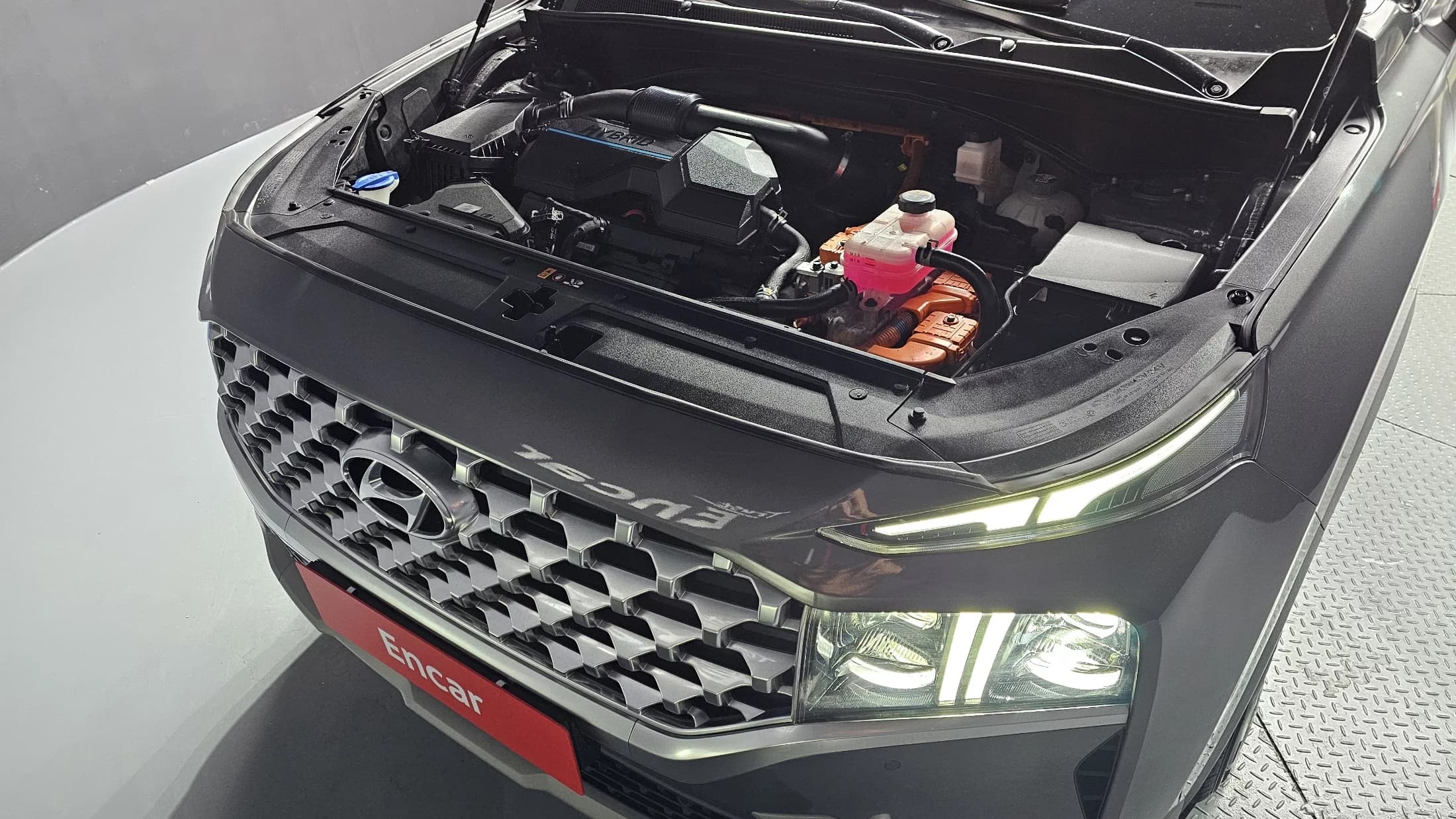 Hyundai Santa Fe HEV 1.6 2WD Prestige, гибрид, 2021 г. 73245 км. — фото 6