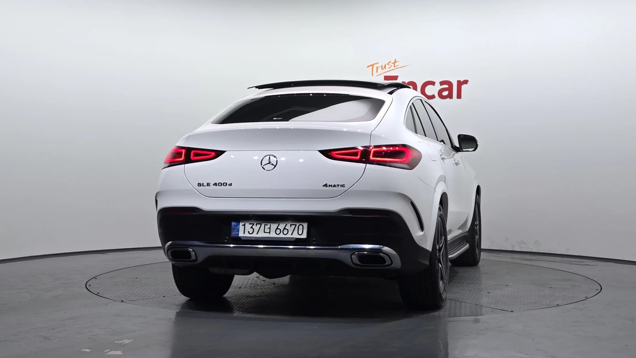 Mercedes-Benz GLE-Class GLE400d 4MATIC Coupe, 2021 г. 107491 км. — фото 4